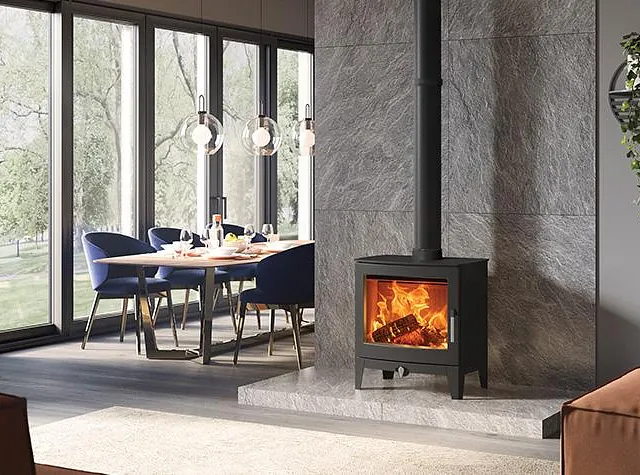 CONTEMPORARY WOOD STOVE