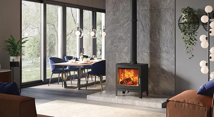 CONTEMPORARY WOOD STOVE